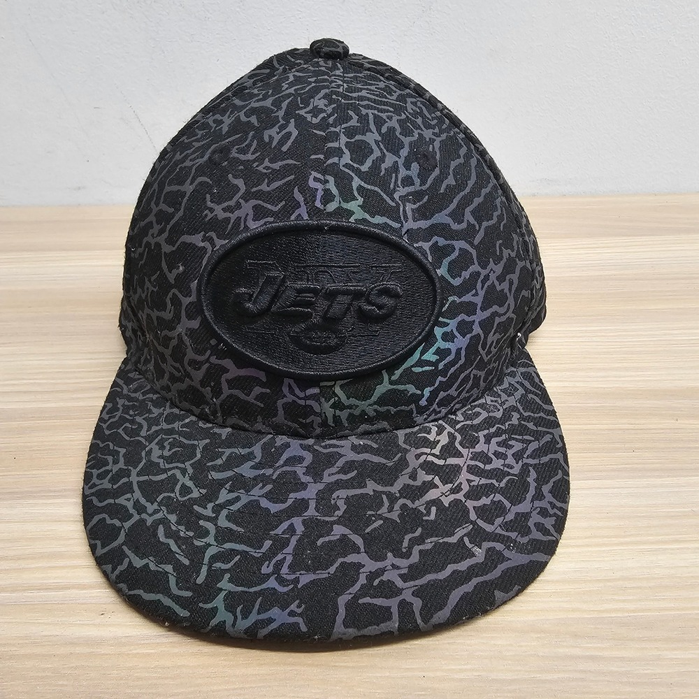 New York‎ Jets Snapback Hat Boys YOUTH Black Iridescent Elephant Print NFL Cap